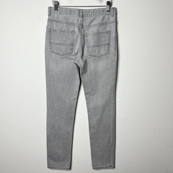 Children's Place Girl's Skinny Jeans 14 Charcoal Gray Light Wash Mid Rise Denim - Picture 4 of 8